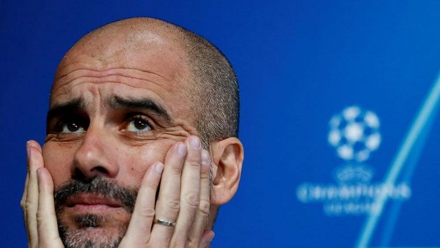 Trenér Manchesteru City Josep Guardiola Trenér Manchesteru City Josep Guardiola