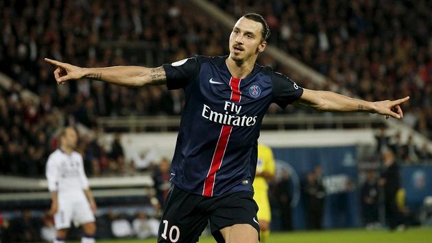 Zlatan Ibrahimovic, kanonýr PSG Zlatan Ibrahimovic, kanonýr PSG