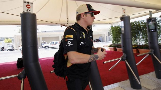 Finský pilot Kimi Räikkönen. Finský pilot Kimi Räikkönen.