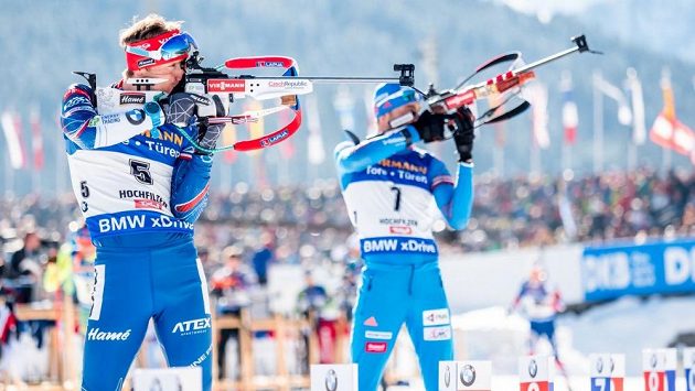 Ondřej Moravec při střelbě na archivním snímku. Ondřej Moravec při střelbě na archivním snímku.