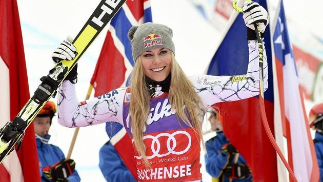 Americká lyžařka Lindsey Vonnová. Americká lyžařka Lindsey Vonnová.