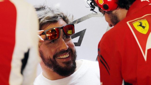 Španělský pilot F1 Fernando Alonso Španělský pilot F1 Fernando Alonso