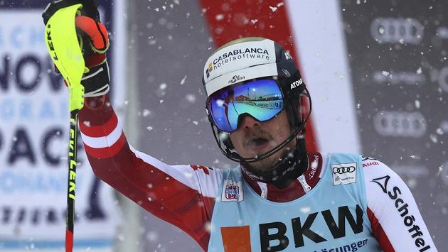 Rakušan Manuel Feller vyhrál slalom Světového poháru ve Flachau. Rakušan Manuel Feller vyhrál slalom Světového poháru ve Flachau.