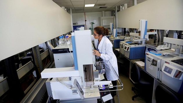 Laboratoř dopingové kontroly v Riu. Laboratoř dopingové kontroly v Riu.