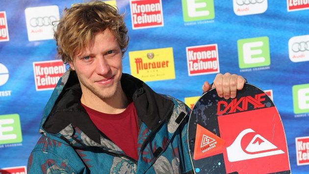 Snowboardista Jan Nečas. Snowboardista Jan Nečas.