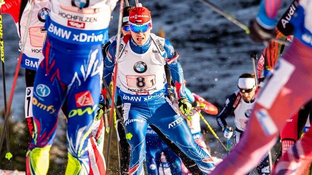 Biatlonista Michal Krčmář na prvním úseku štafety v Hochfilzenu, který se mu vůbec nepodařil. Biatlonista Michal Krčmář na prvním úseku štafety v Hochfilzenu, který se mu vůbec nepodařil.