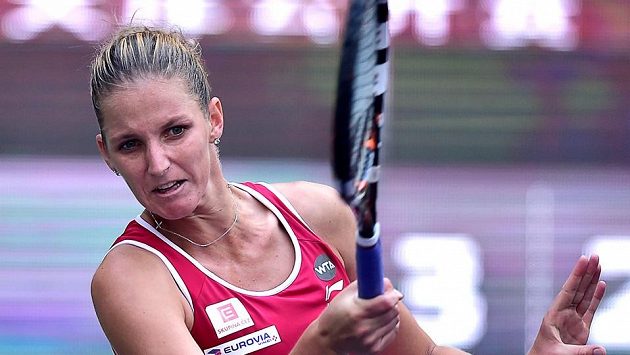 Česká tenistka Karolína Plíšková. Česká tenistka Karolína Plíšková.