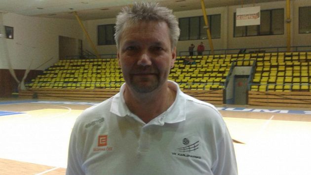 Kouč volejbalistů Karlovarska Petr Brom. Kouč volejbalistů Karlovarska Petr Brom.