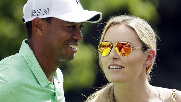 Lindsey Vonnová a její přítel Tiger Woods. Lindsey Vonnová a její přítel Tiger Woods.