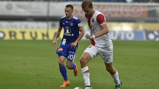 Fotbalista Slavie Tomáš Souček měl velký podíl na první gólu Pražanů v utkání 1. kola ligy na hřišti Sigmy Olomouc. Fotbalista Slavie Tomáš Souček měl velký podíl na první gólu Pražanů v utkání 1. kola ligy na hřišti Sigmy Olomouc.