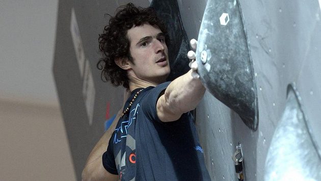 Sportovní lezec Adam Ondra. Sportovní lezec Adam Ondra.