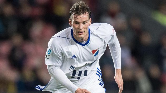 Jakub Šašinka ještě v dresu Baníku Ostrava. Jakub Šašinka ještě v dresu Baníku Ostrava.