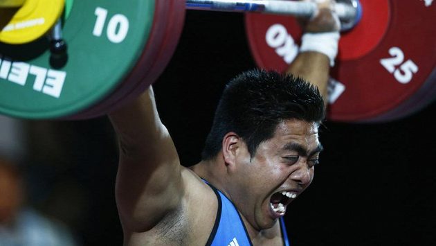 Vzpěrač David Katoatau z Kiribati na hrách Commonwealthu. Vzpěrač David Katoatau z Kiribati na hrách Commonwealthu.