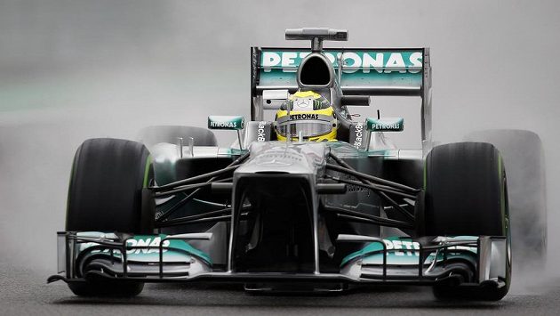 Pilot mercedesu Nico Rosberg. Pilot mercedesu Nico Rosberg.