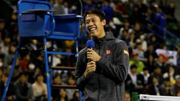 Japonský tenista Kei Nišikori Japonský tenista Kei Nišikori