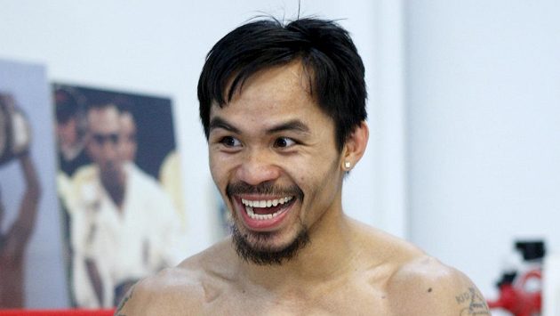 Filipínský boxer Manny Pacquiao. Filipínský boxer Manny Pacquiao.