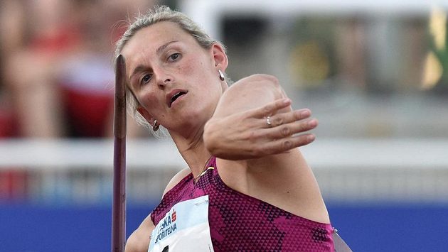 Oštěpařka Barbora Špotáková během Memoriálu Josefa Odložila v Praze na Julisce. Oštěpařka Barbora Špotáková během Memoriálu Josefa Odložila v Praze na Julisce.