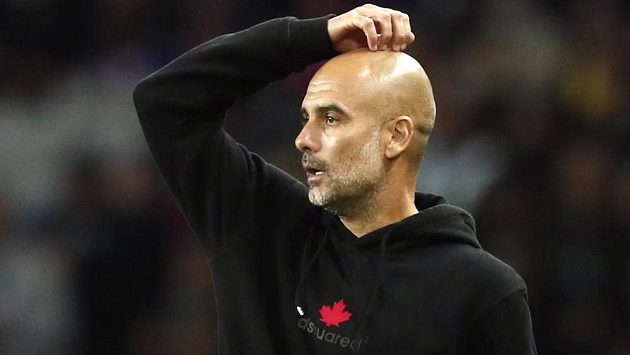 Kouč Manchesteru City Pep Guardiola. Kouč Manchesteru City Pep Guardiola.