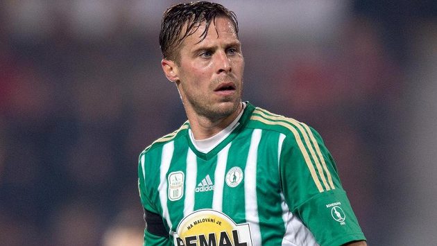 Obránce Bohemians 1905 Radek Šírl během zápasu na Spartě. Obránce Bohemians 1905 Radek Šírl během zápasu na Spartě.