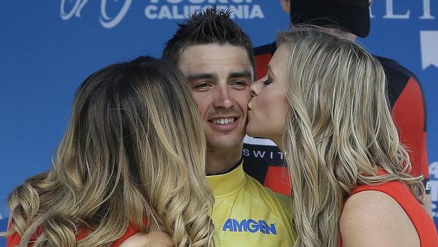 Vítěz cyklistického závodu Kolem Kalifornie Julian Alaphilippe z Francie. Vítěz cyklistického závodu Kolem Kalifornie Julian Alaphilippe z Francie.