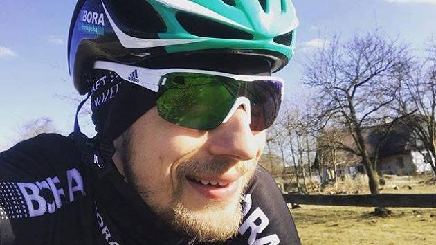 Leopold König z týmu Bora Hansghrohe při tréninku. Leopold König z týmu Bora Hansghrohe při tréninku.