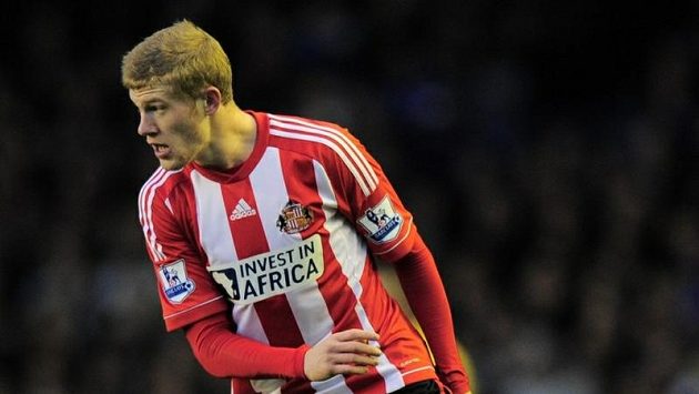 Fotbalista Sunderlandu James McClean. Fotbalista Sunderlandu James McClean.