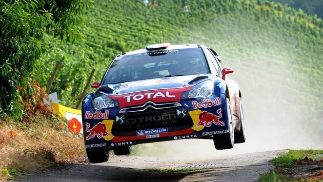 Sébastien Loeb na trati Německé rallye Sébastien Loeb na trati Německé rallye