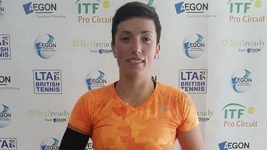 Tenistka Petra Krejsová. Tenistka Petra Krejsová.