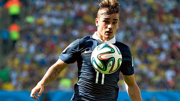 Francouzský reprezentant Antoine Griezmann na světovém šampionátu v Brazílii. Francouzský reprezentant Antoine Griezmann na světovém šampionátu v Brazílii.