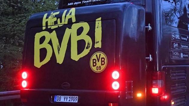 Autobus Borussie Dortmund. Ilustrační snímek. Autobus Borussie Dortmund. Ilustrační snímek.