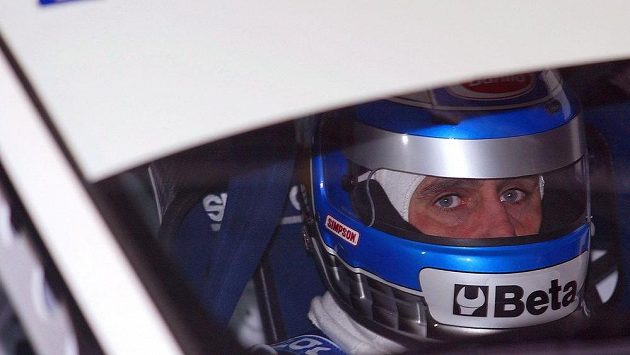 Alex Zanardi na okruhu v Monze na archivním snímku Alex Zanardi na okruhu v Monze na archivním snímku