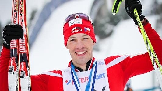 Lyžař Martin Koukal Lyžař Martin Koukal
