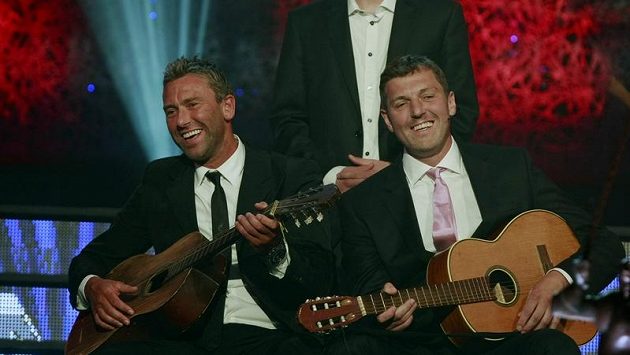 Bratři Petr (vlevo) a Jaroslav Nedvědové. Bratři Petr (vlevo) a Jaroslav Nedvědové.