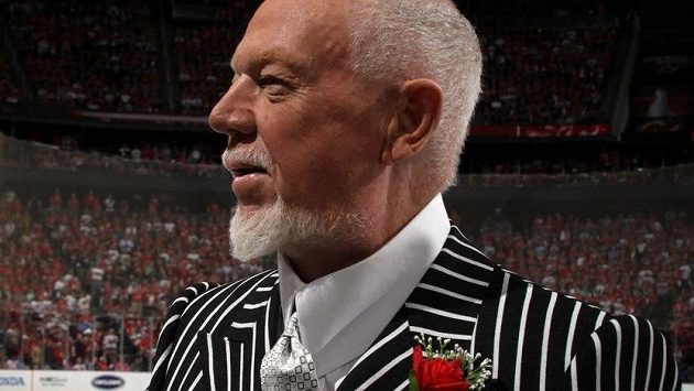 Proslulý kanadský hokejový komentátor Don Cherry. Proslulý kanadský hokejový komentátor Don Cherry.
