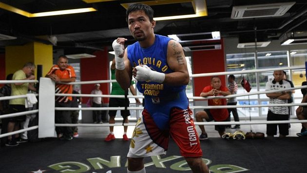 Slavný filipínský boxer Manny Pacquiao. Slavný filipínský boxer Manny Pacquiao.