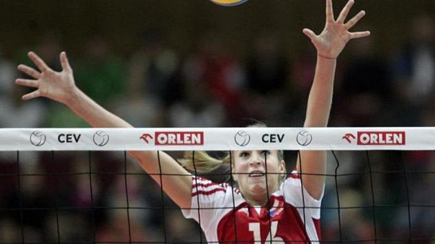 Česká volejbalistka Helena Havelková na ME v Polsku Česká volejbalistka Helena Havelková na ME v Polsku