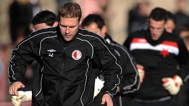 Zimní posila fotbalistů pražské Slavie, záložník Karel Piták. Zimní posila fotbalistů pražské Slavie, záložník Karel Piták.