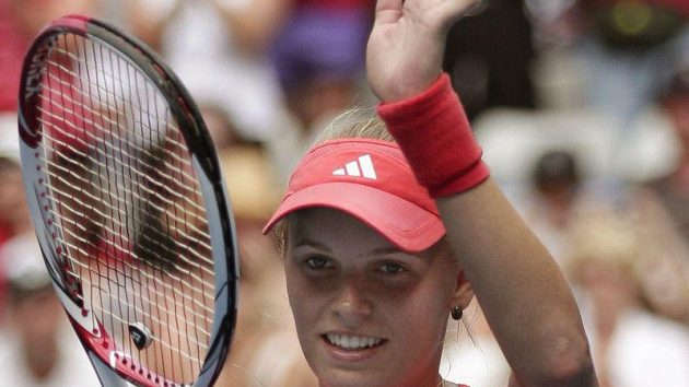 Dánská tenistka Caroline Wozniacká Dánská tenistka Caroline Wozniacká
