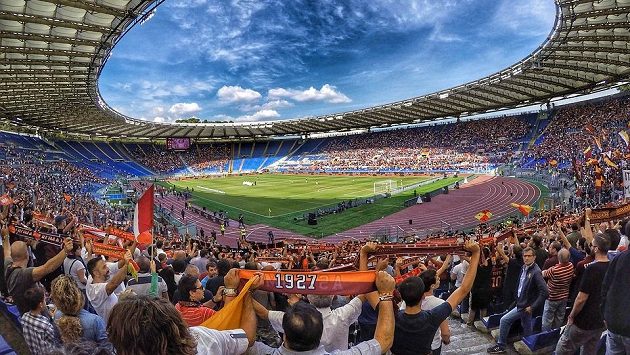 Olympijský stadion, Řím. Ilustrační foto. Olympijský stadion, Řím. Ilustrační foto.