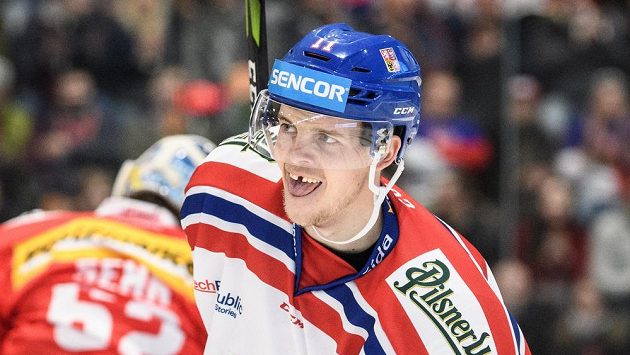 Český útočník Andrej Nestrašil během utkání Euro Hockey Challenge Česká republika - Švýcarsko. Český útočník Andrej Nestrašil během utkání Euro Hockey Challenge Česká republika - Švýcarsko.