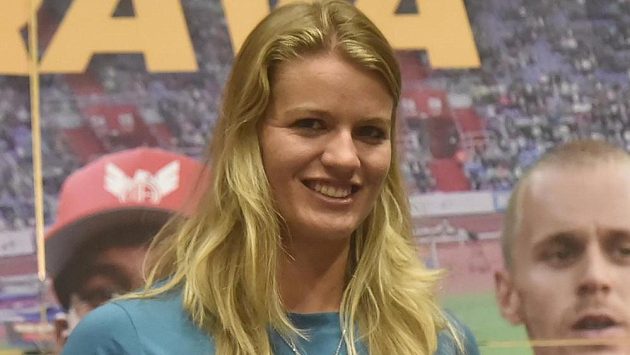 Sprinterská hvězda Zlaté tretry, Dafne Schippersová z Nizozemska. Sprinterská hvězda Zlaté tretry, Dafne Schippersová z Nizozemska.