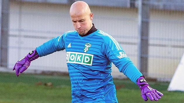 Brankář Karviné Petr Bolek. Brankář Karviné Petr Bolek.