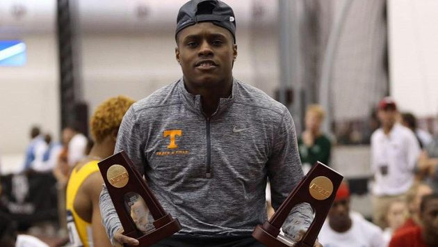 Americký sprinter Christian Coleman ozdobí Zlatou tretru v Ostravě. Americký sprinter Christian Coleman ozdobí Zlatou tretru v Ostravě.