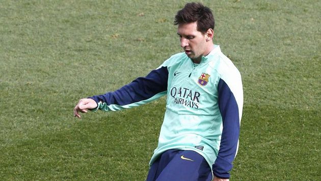 Hvězda Barcelony Lionel Messi. Hvězda Barcelony Lionel Messi.