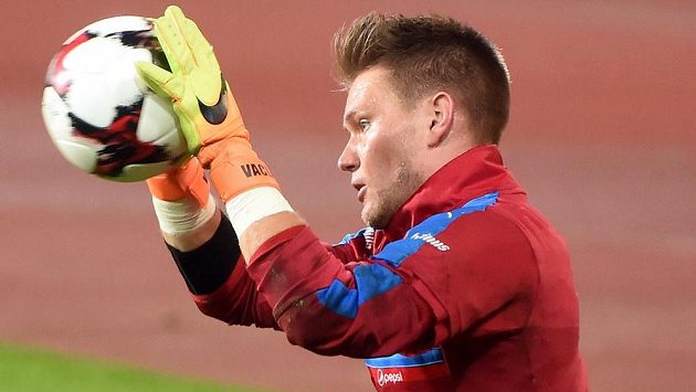 Brankář Tomáš Vaclík na tréninku české reprezentace před kvalifikačním zápasem s Ázerbájdžánem. Brankář Tomáš Vaclík na tréninku české reprezentace před kvalifikačním zápasem s Ázerbájdžánem.