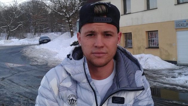 Liberecký záložník Egon Vůch. Liberecký záložník Egon Vůch.