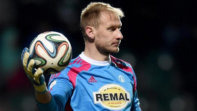 Brankář Bohemians Zdeněk Zlámal. Brankář Bohemians Zdeněk Zlámal.