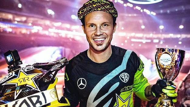 Freestyle motokrosař Libor Podmol. Freestyle motokrosař Libor Podmol.