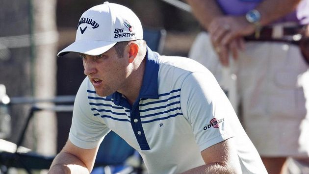 Americký golfista Chris Kirk během turnaje Sony Open. Americký golfista Chris Kirk během turnaje Sony Open.