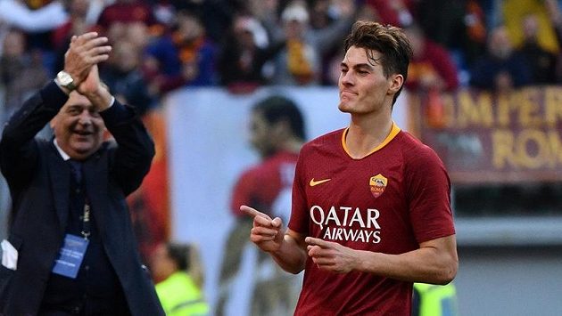 Český útočník Patrik Schick ve službách AS Řím Český útočník Patrik Schick ve službách AS Řím